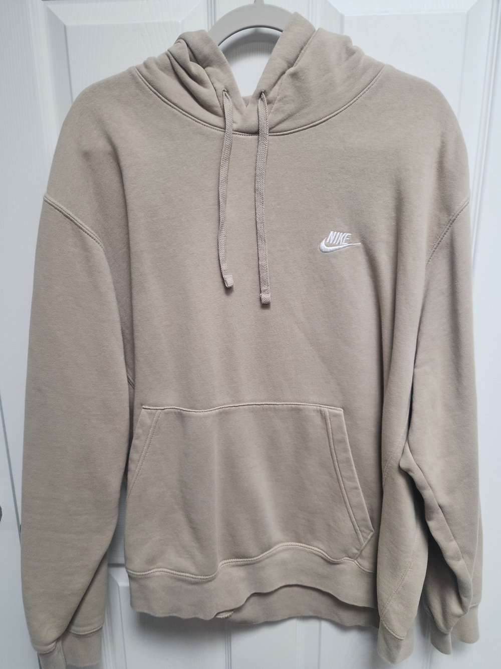 Nike Men's Beige/Taupe Pullover Hoodie